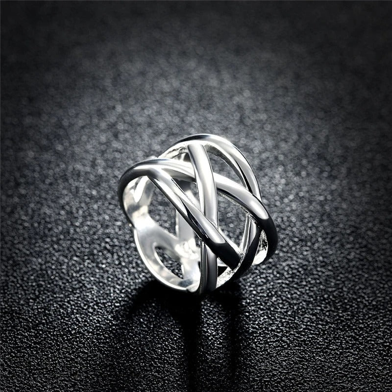 Braided design ring