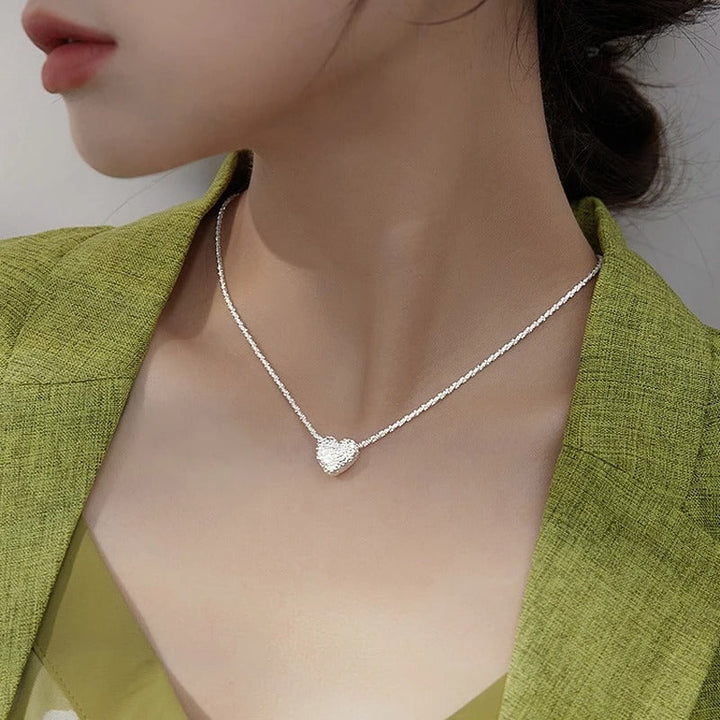 Necklace with Engraved Heart