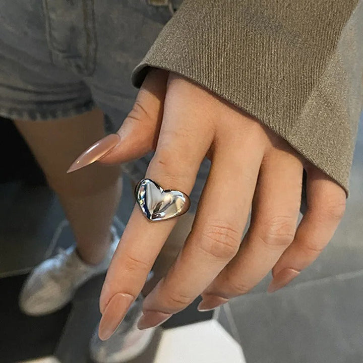 Adjustable Heart Ring