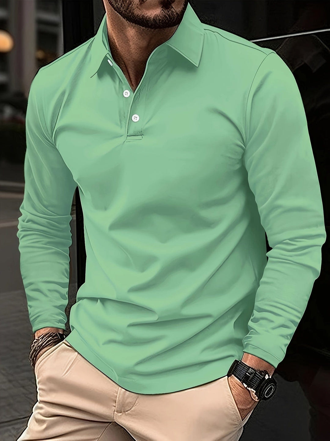 Mark - Long-sleeve polo