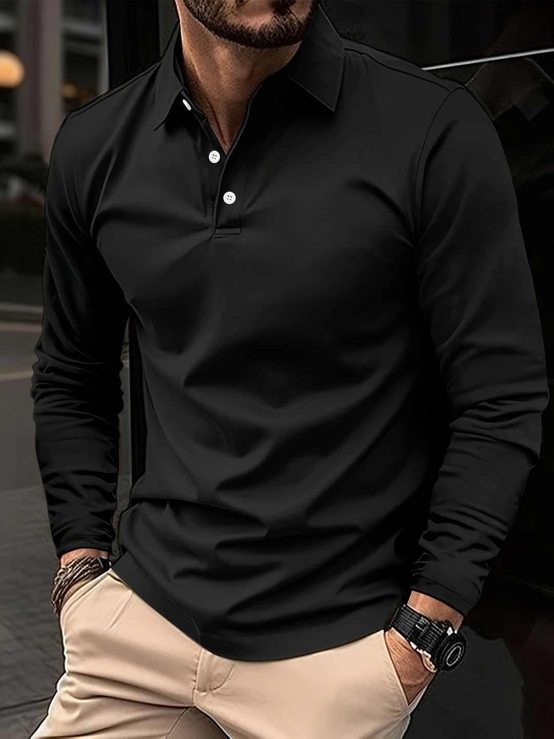 Mark - Long-sleeve polo