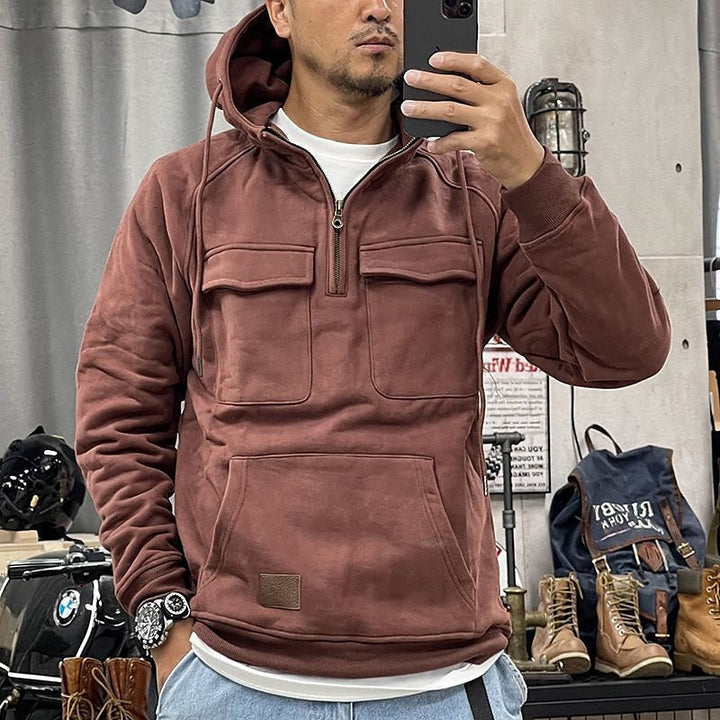 Mayer - Casual Zip-Up Hoodie